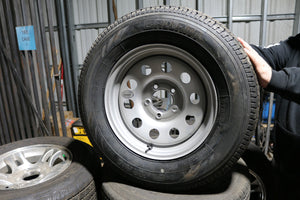 205/75R15 5-Lug Steel Trailer Wheel w/ Tire