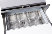 Load image into Gallery viewer, BERG 8-PAN 10" CUTTING BOARD SANDWICH PREP TABLE