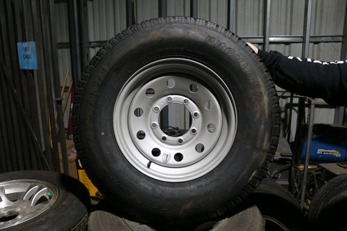 235/80R16 8-Lug Steel Trailer Wheel w/ Tire