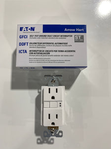15A White, Self Test GFI Receptacle