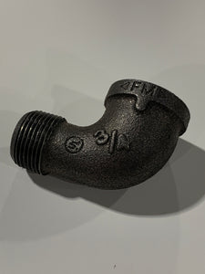 3/4" Black 90° Street Elbow