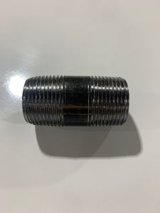 3/4" x 2" Black Nipple