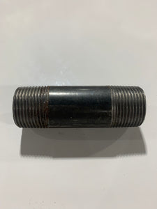 3/4" x 3" Black Nipple