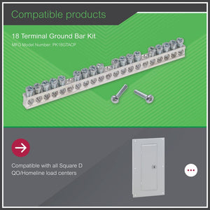 Square D 200A Ground Bar Kit