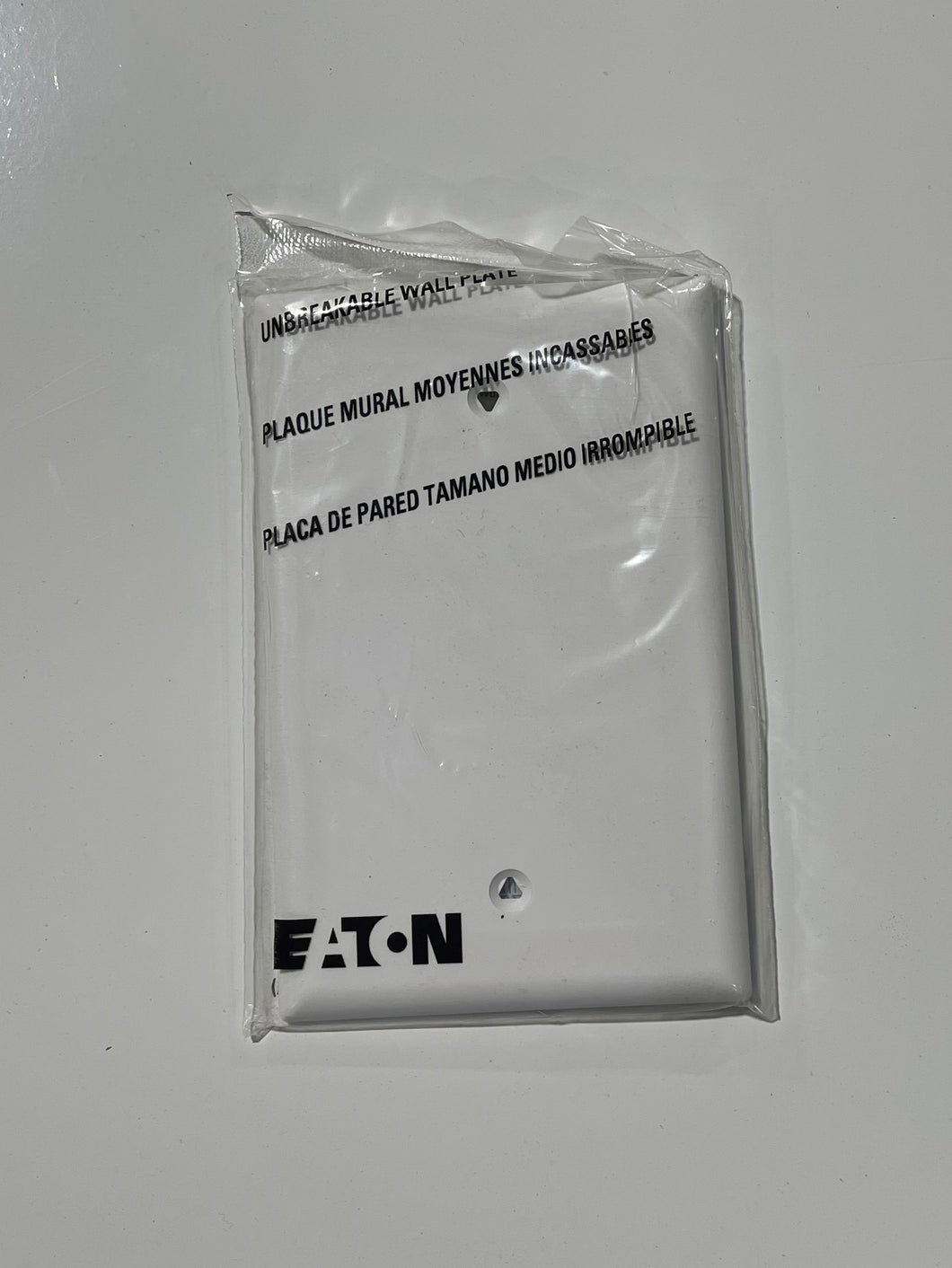 Blank Outlet Cover - White